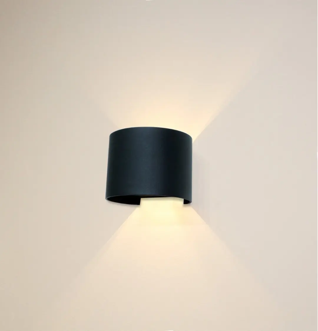 Artdelight Wandlamp Gyro B 13cm - Zwart