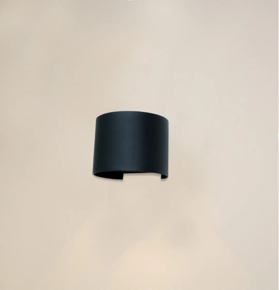 Artdelight Wandlamp Gyro B 13cm - Zwart