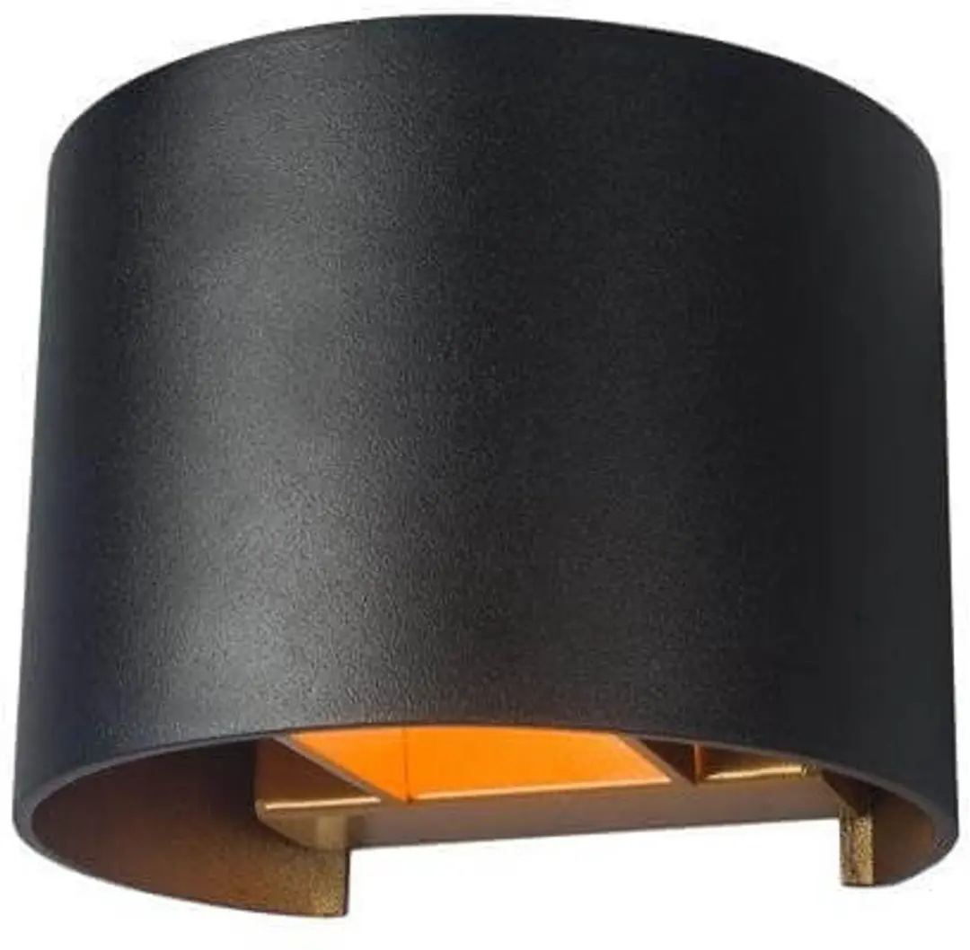 Artdelight Wandlamp Gyro B 13cm - Zwart