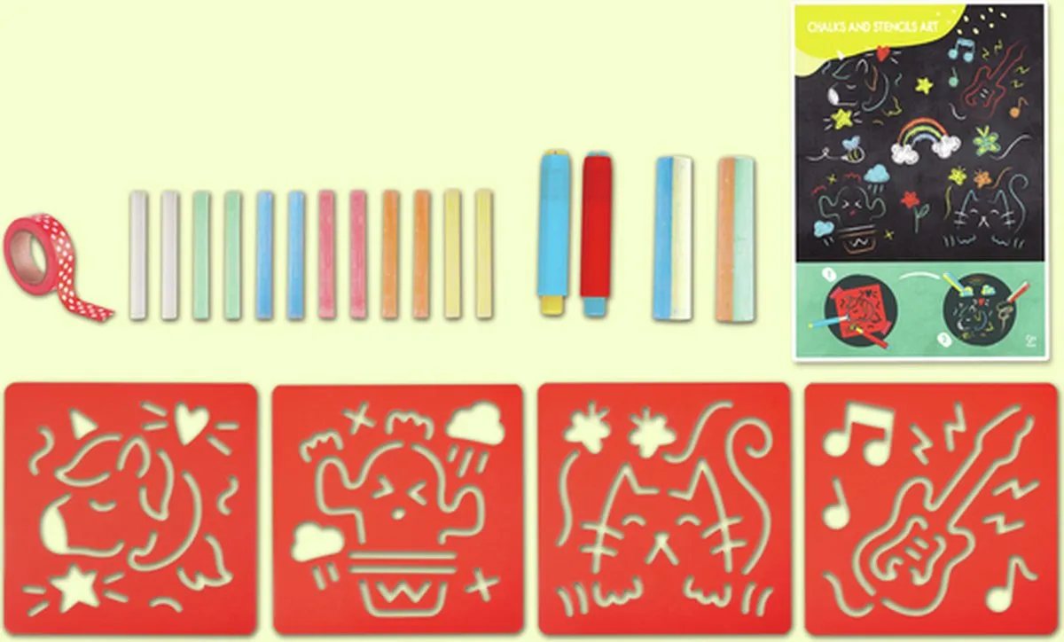 Hape Kreidekunst met Schablone