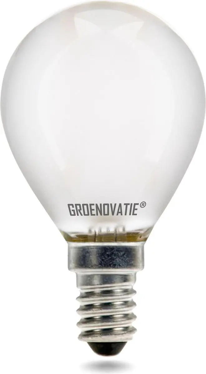 Groenovatie LED Filament Kogellamp E14 Fitting