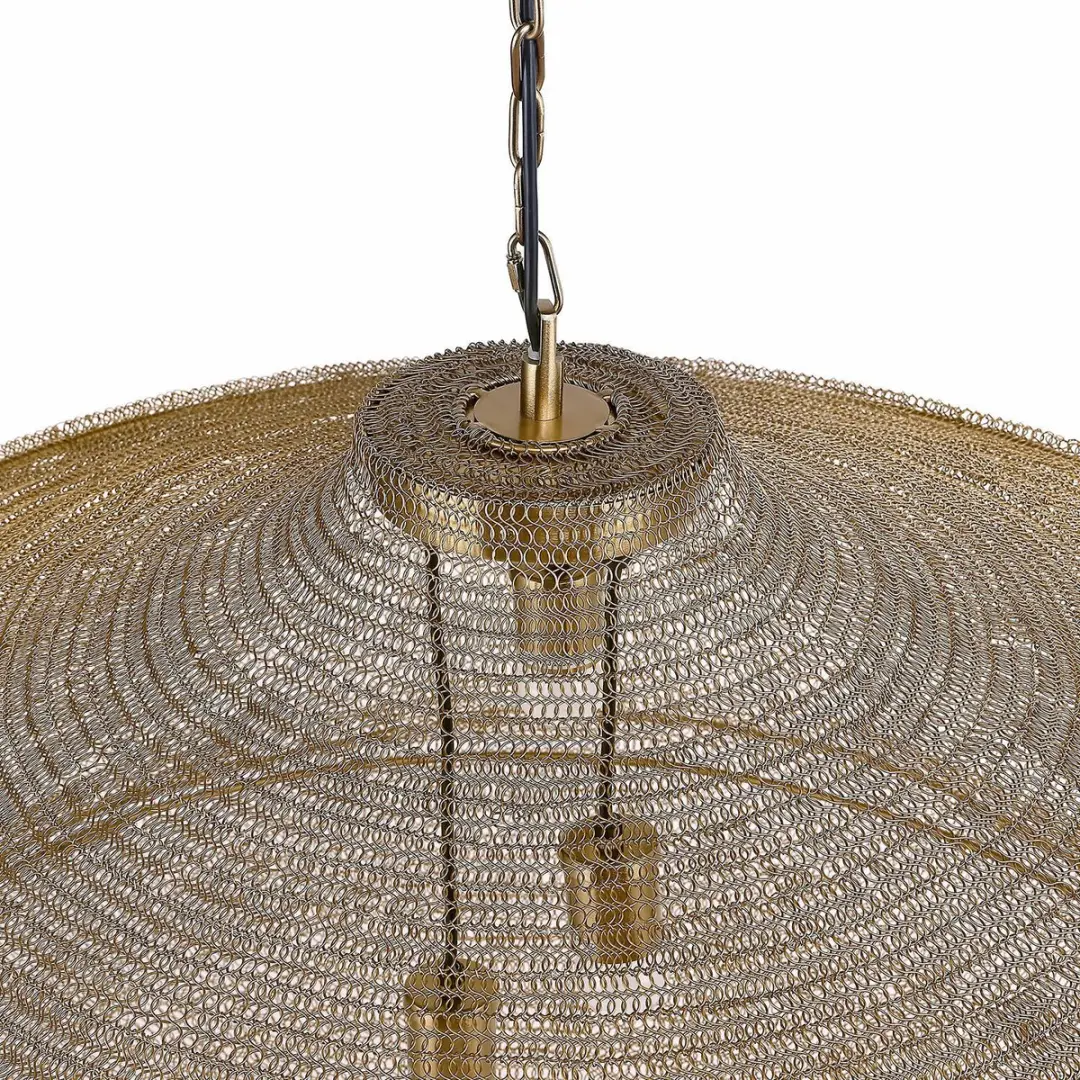 Loberon Hanglamp Valerique - 40W - Ø91.5cm - Goud - afbeelding 6 van 6