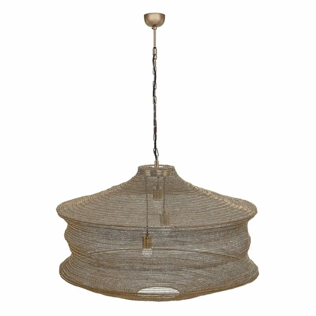 Loberon Hanglamp Valerique - 40W - Ø91.5cm - Goud - afbeelding 2 van 6