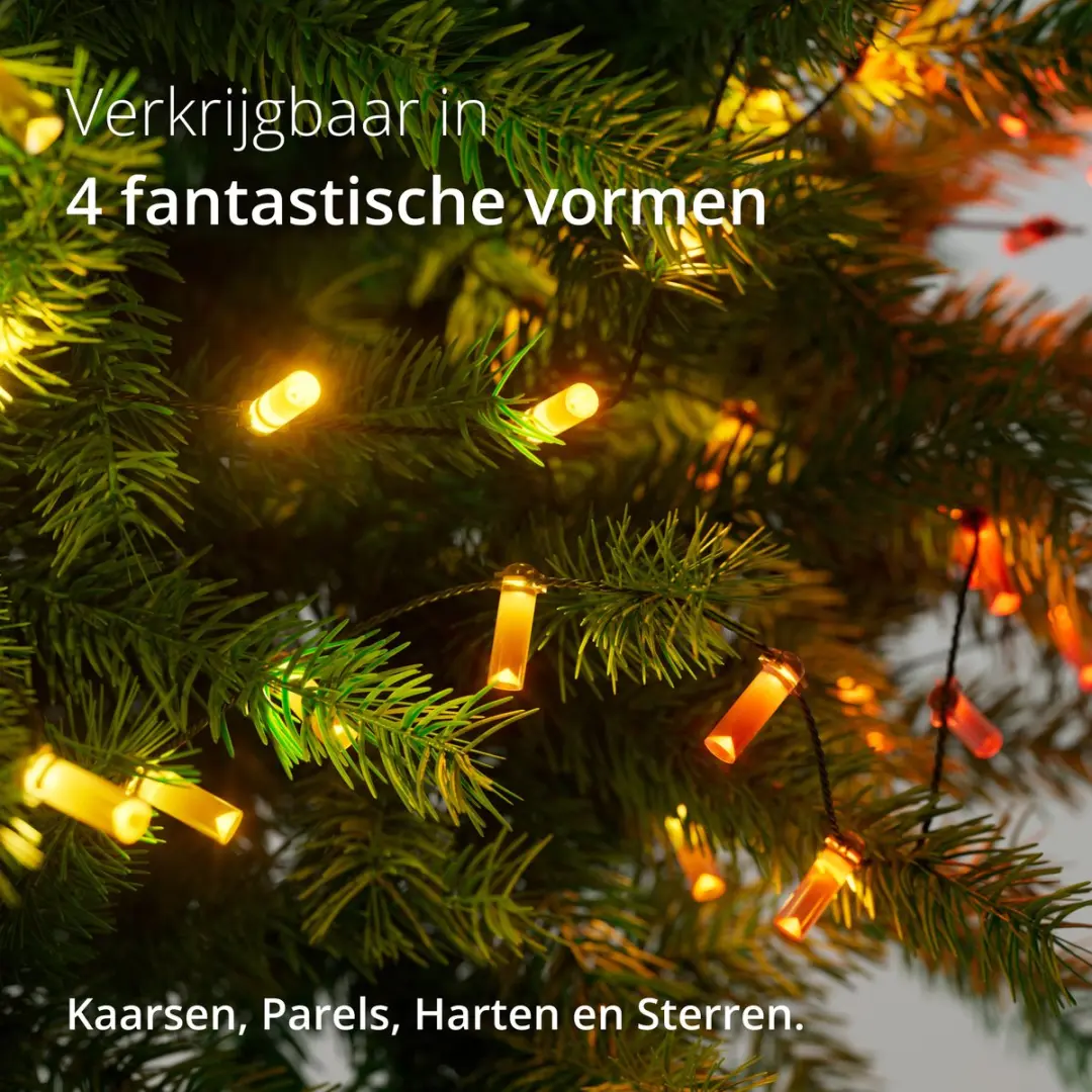 Twinkly Candies Lichtsnoer 200 RGB LED - 6m - Zwart - afbeelding 4 van 6