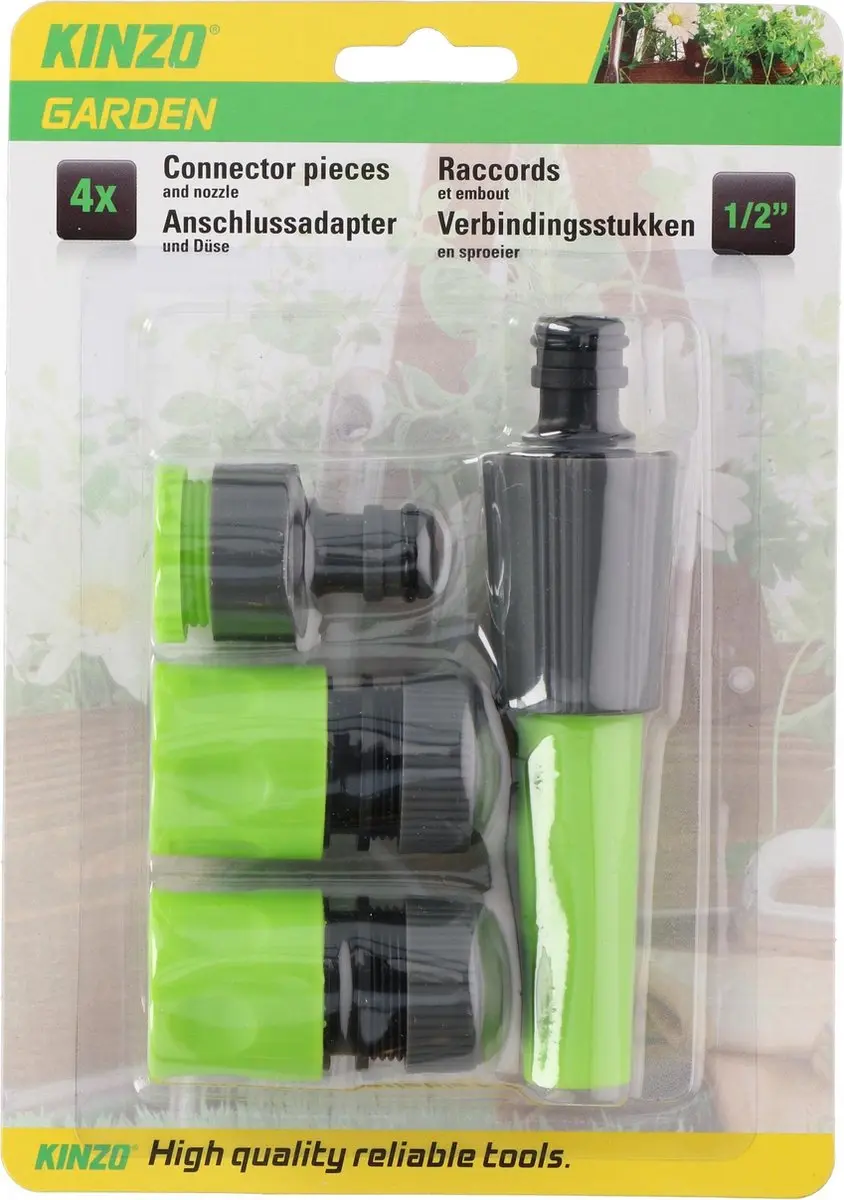 Kinzo Tuinslang Sproeierset 4-delig - afbeelding 2 van 2
