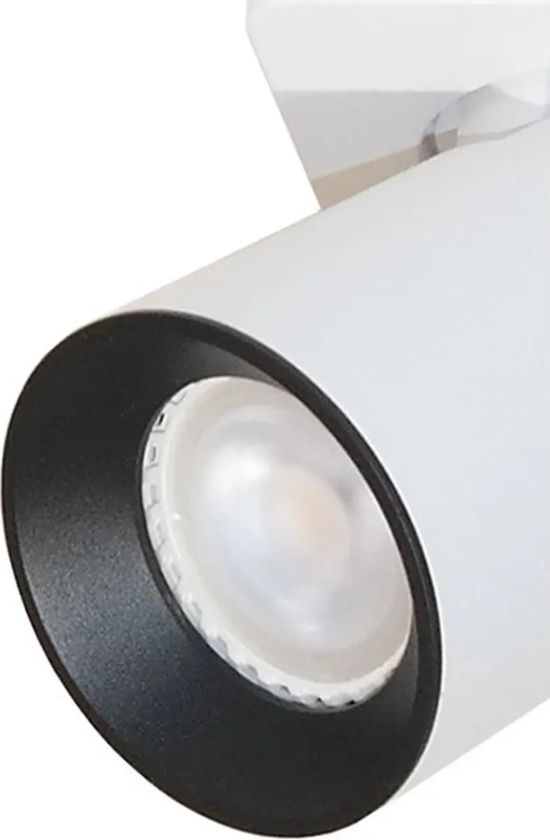 Artdelight Megano Opbouwspot 1 Licht - Wit/Zwart