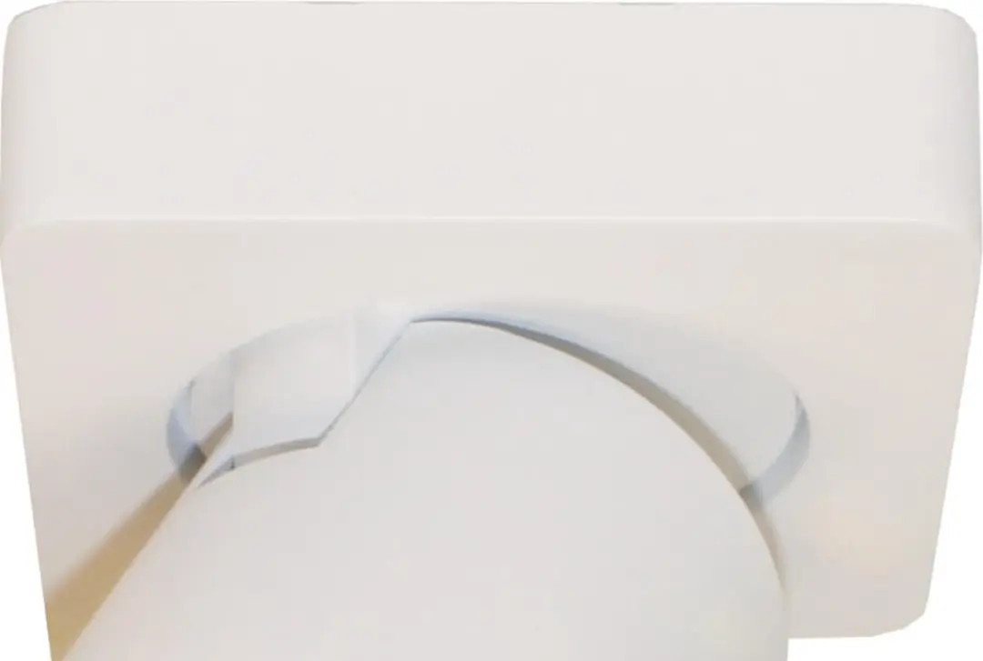Artdelight Megano Opbouwspot 1 Licht - Wit/Zwart