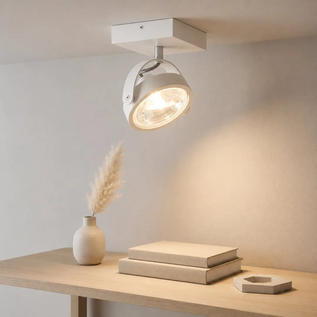 Artdelight Spot Wajer 1 Lichtpunt 12cm - Warm wit 2700K