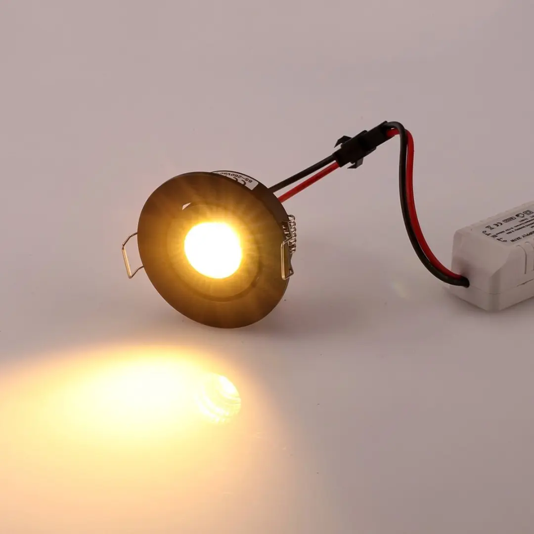 Groenovatie Inbouwspot LED 3W - Zwart - 12V - afbeelding 4 van 6