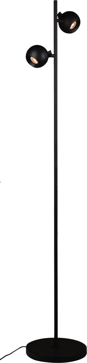 Artdelight Vloerlamp Bolero 2 Lichtpunten 150cm - Zwart