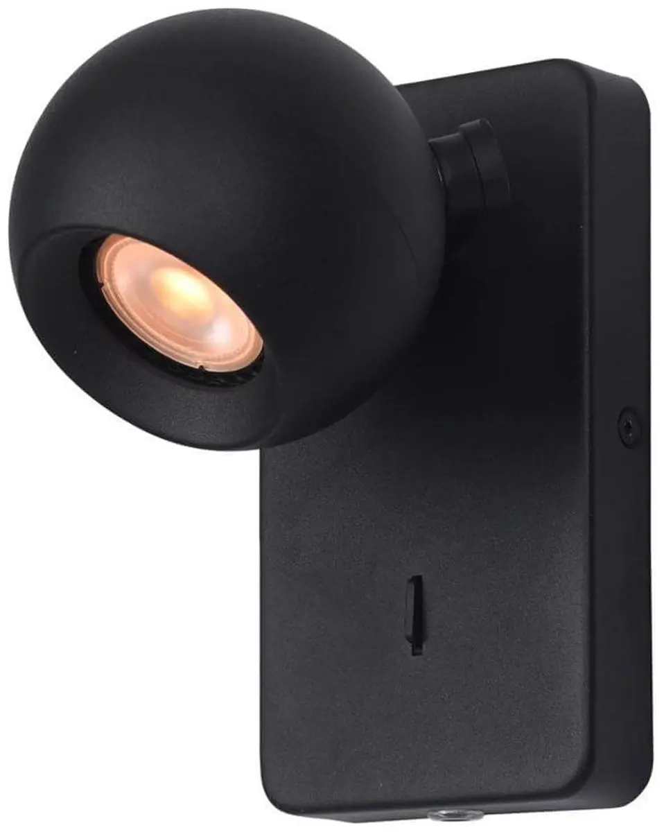 Artdelight Wandlamp Bolero 1 Lichtpunt - 35W - Zwart