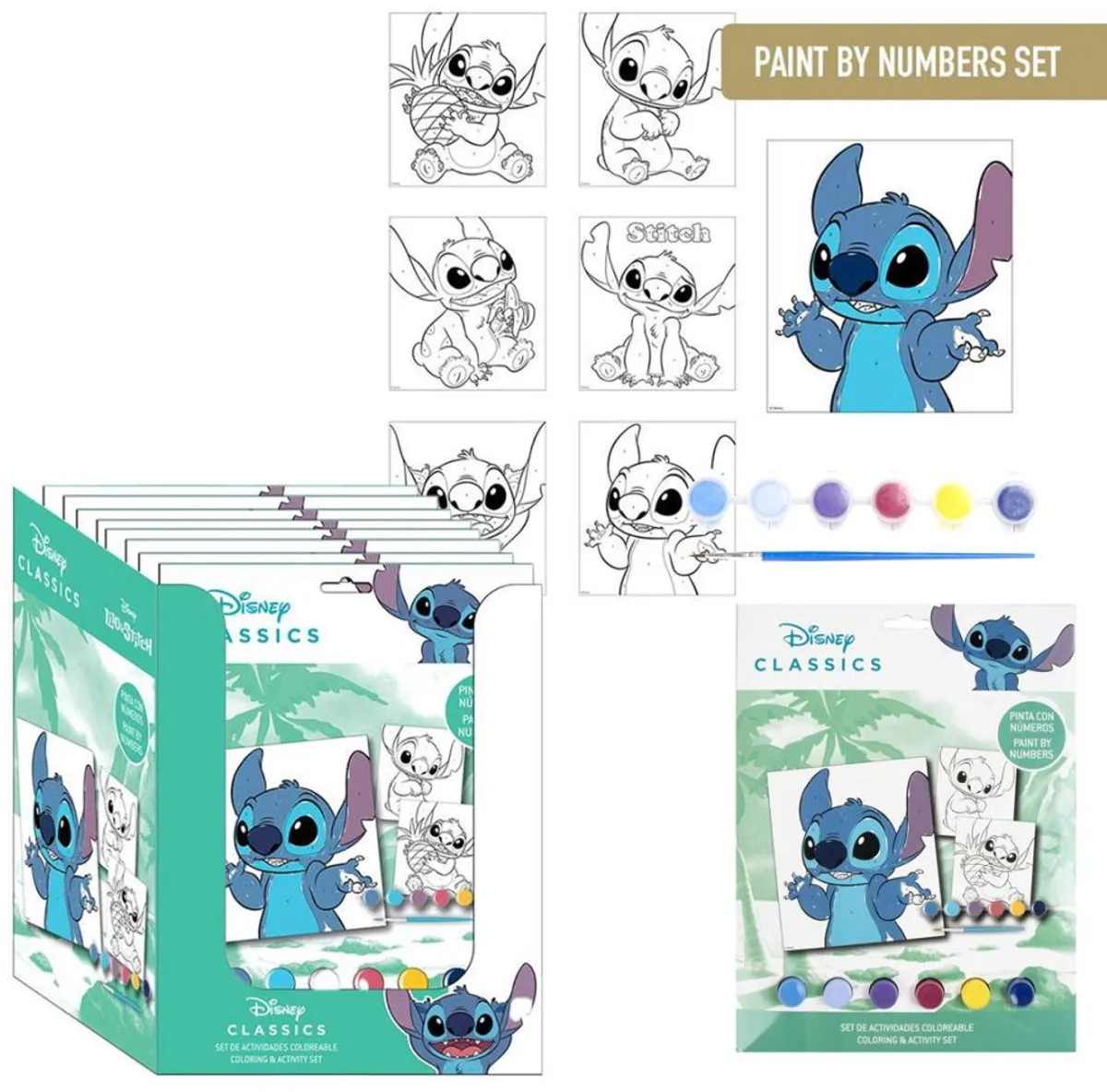 Disney Stitch Verf op Nummer Set - Creatieve Knutselkit
