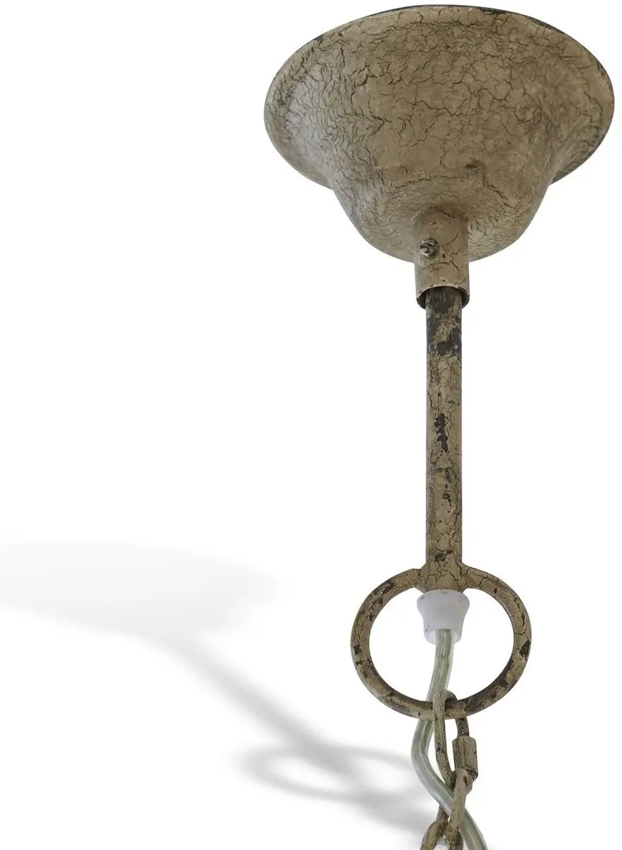 Loberon Perreux Kroonluchter 50cm - Heldere Antieke Grijs - afbeelding 6 van 6