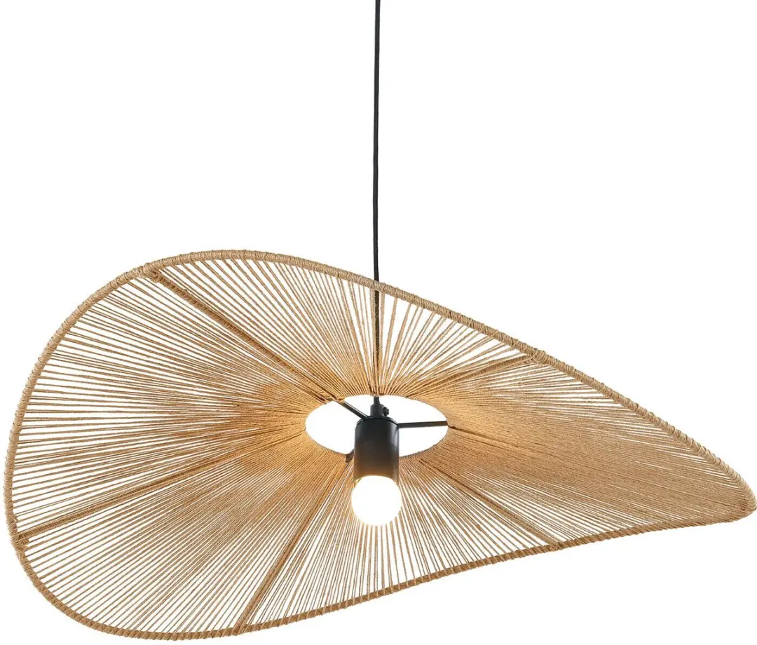 Loberon Hanglamp Casamira - Ø65cm - Bruin - afbeelding 6 van 6