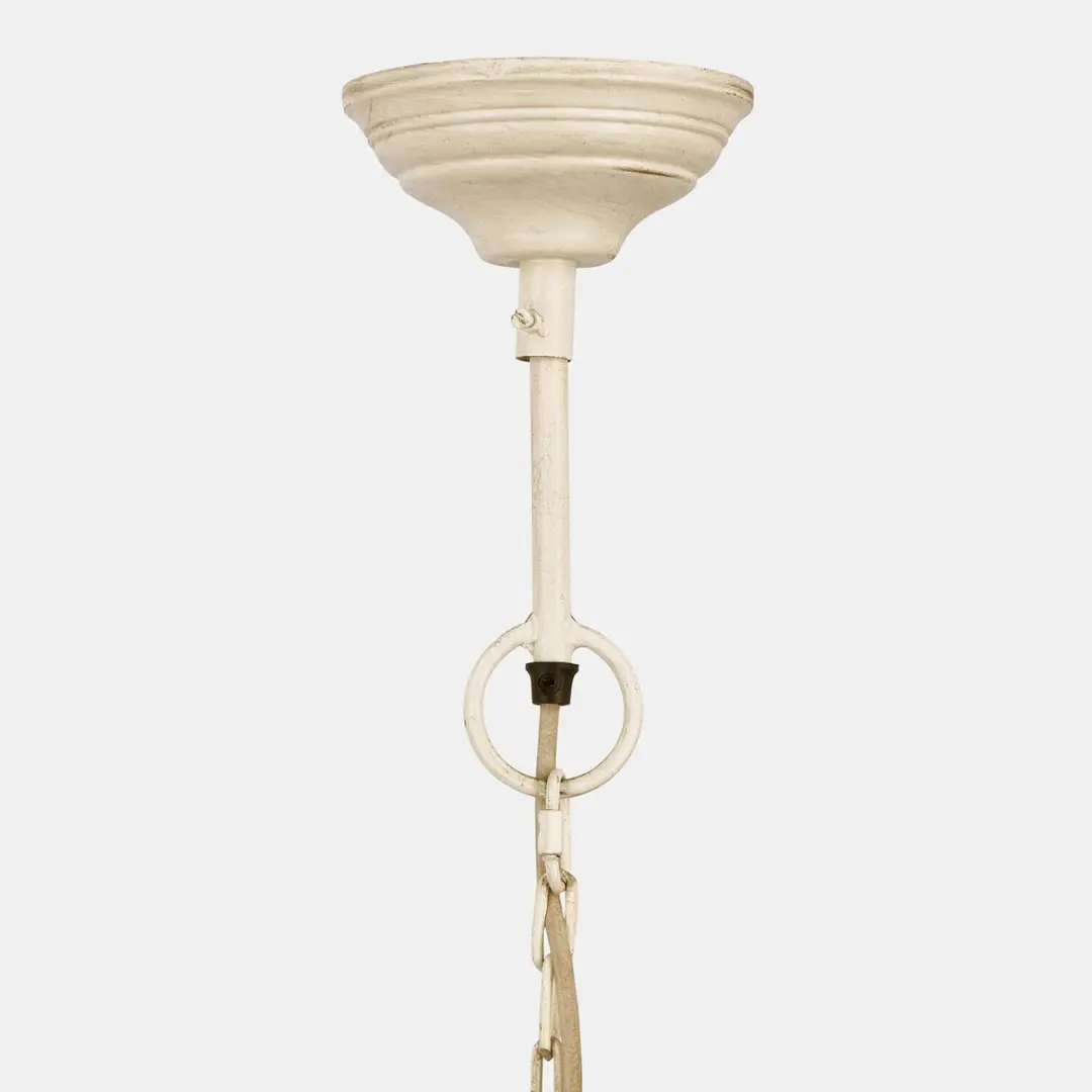 Loberon Élivienne Hanglamp - 61cm - Antiekcrème - afbeelding 2 van 6