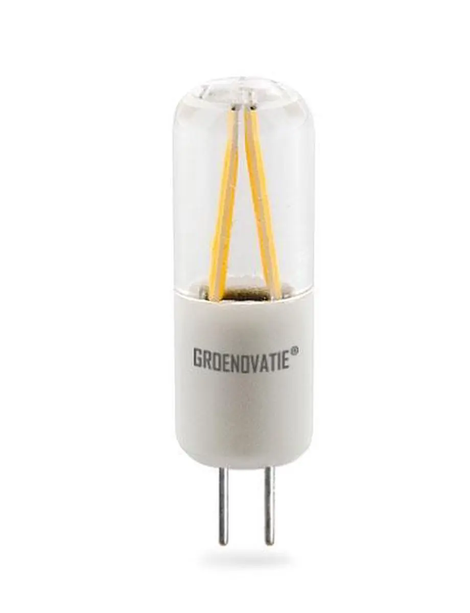 Groenovatie LED Filament Lamp G4 2W - 6 Stuks - Warm Wit - afbeelding 3 van 6