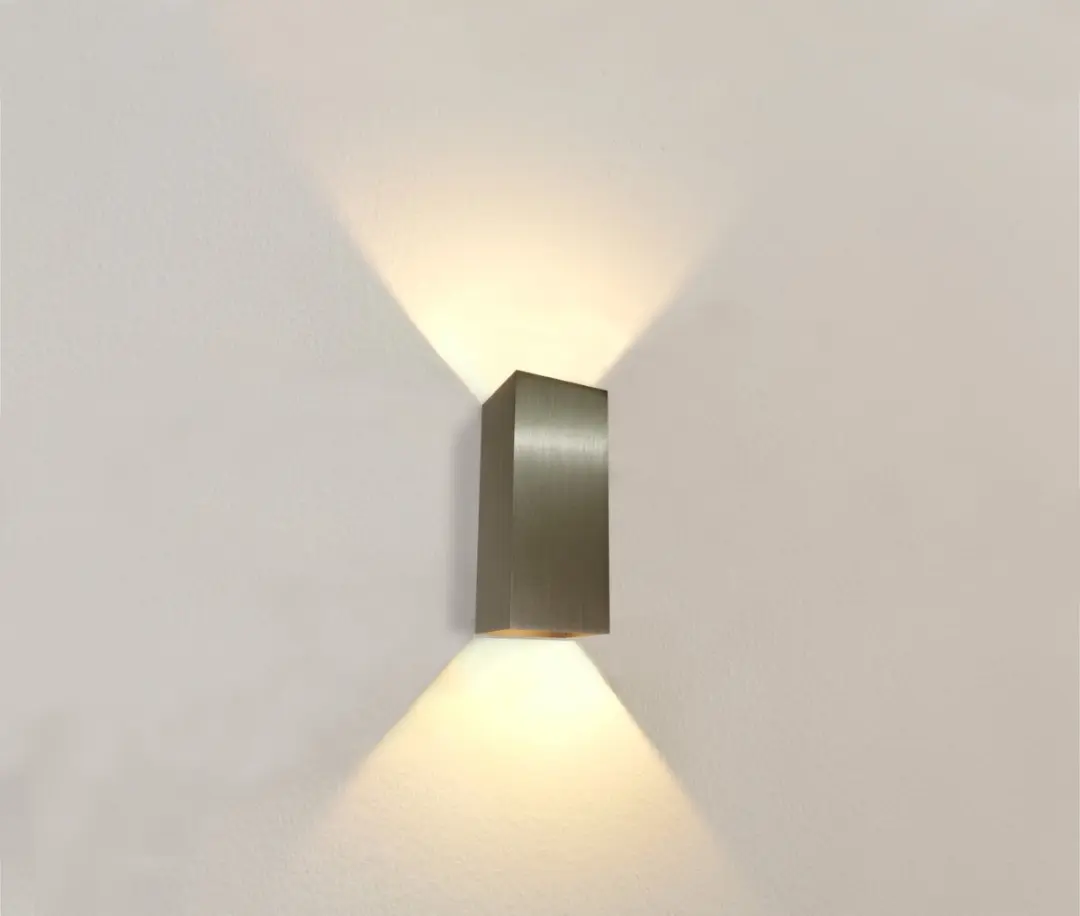 Artdelight Wandlamp Dante XL 2x10W - 24x10cm Metallic Brons