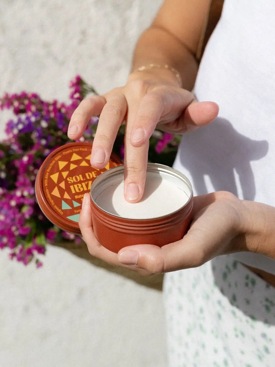 Sol de Ibiza Face & Body Cream Mini SPF30 30g - Natuurlijke Minerale Zonnebrand