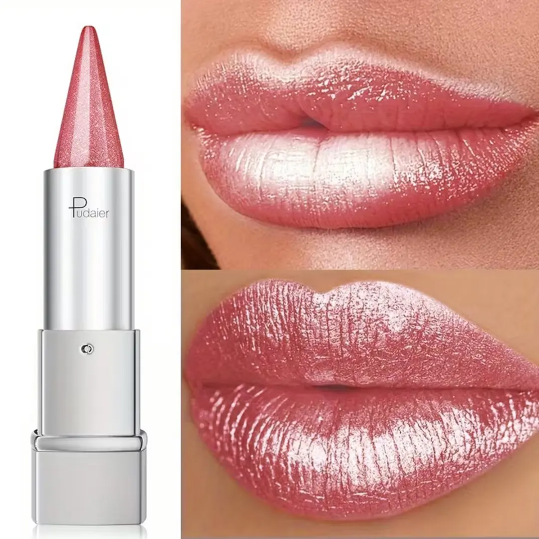 Rosé Champagne Glitter Lipstick