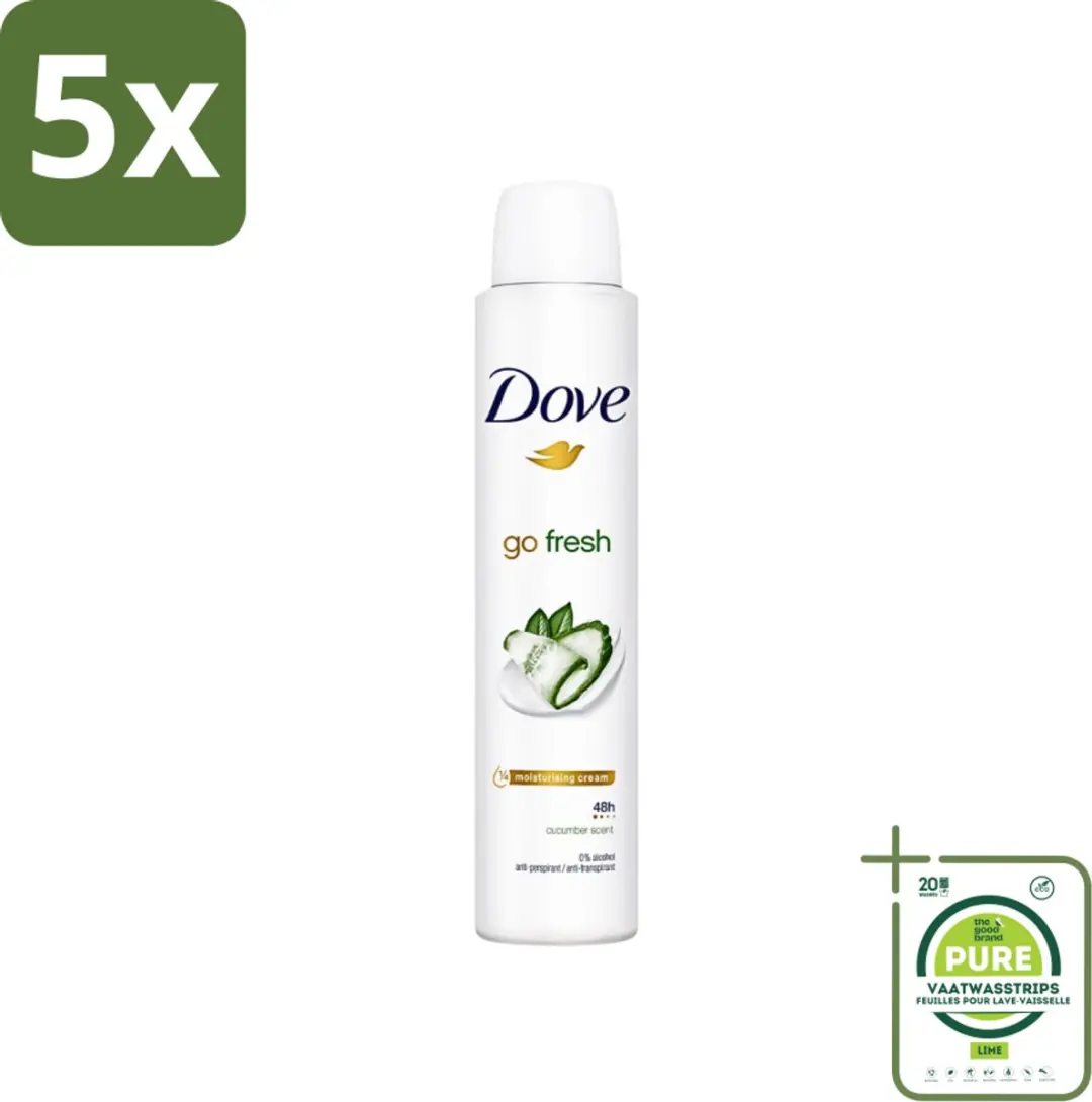 5 x Dove Go Fresh