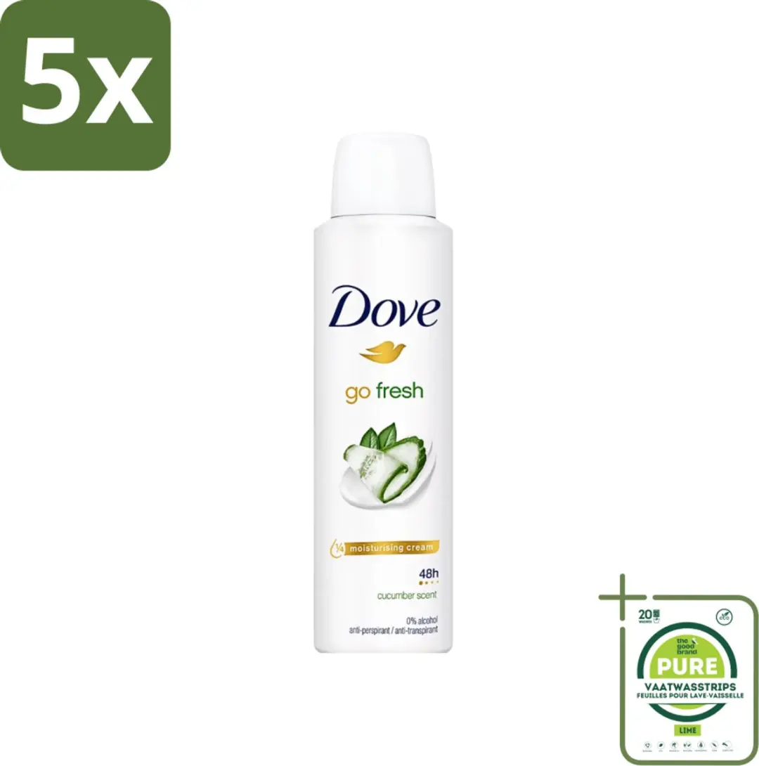 5 x Dove Go Fresh