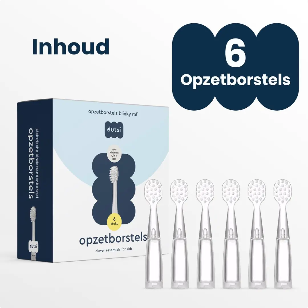 Dutsi Opzetborstels 6-pack - 18-48 maanden - Multicolor