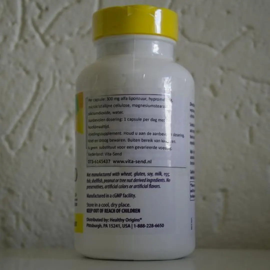 Healthy Origins Alfa-liponzuur 300mg - 150 Capsules