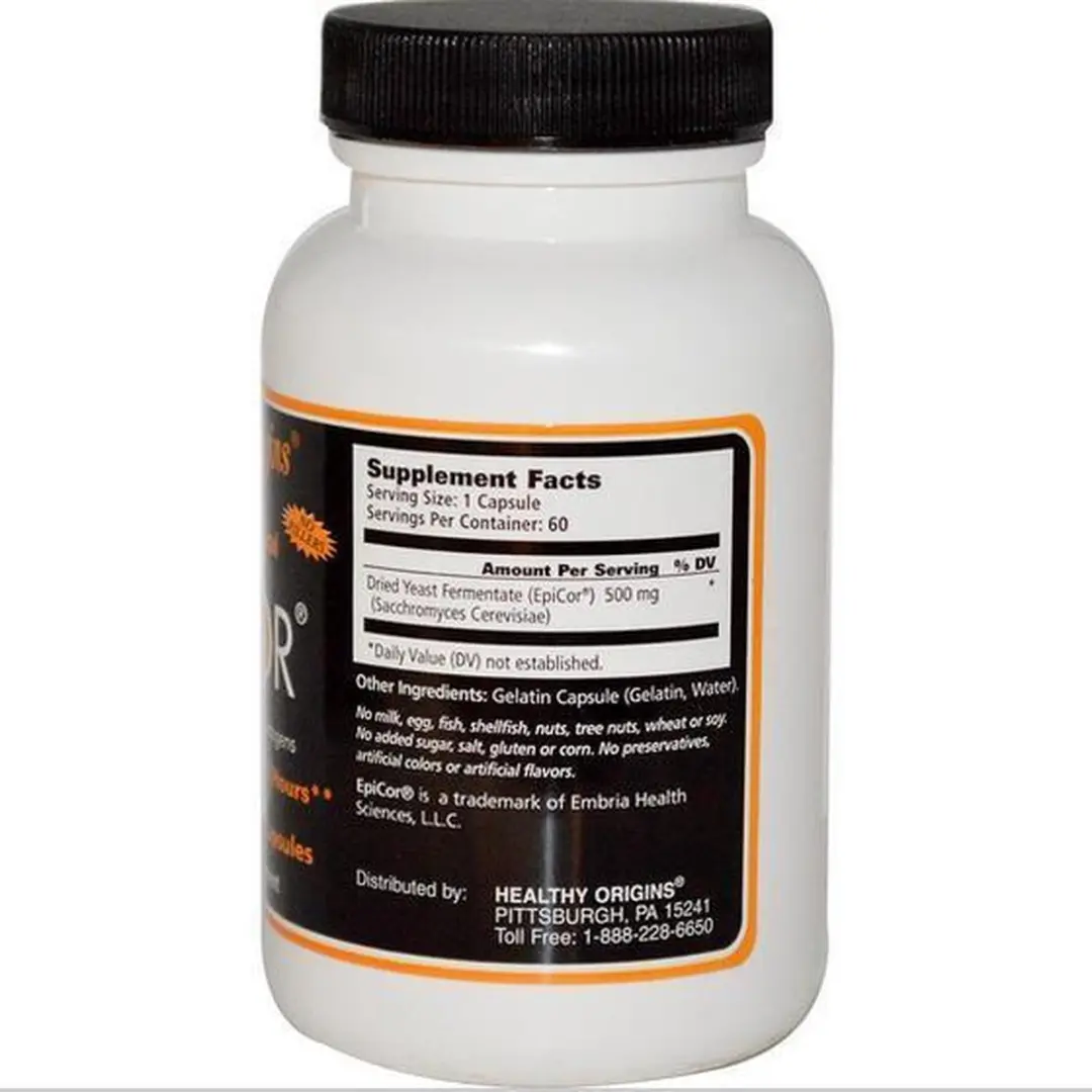 Healthy Origins EpiCor 500mg Capsules - 60 Stuks