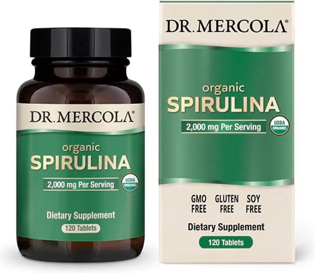 Dr. Mercola Organic Spirulina 120 Tabletten
