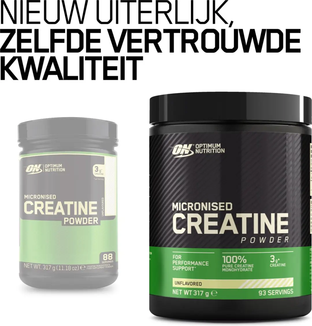 Optimum Nutrition Micronized Creatine Monohydraat 317g