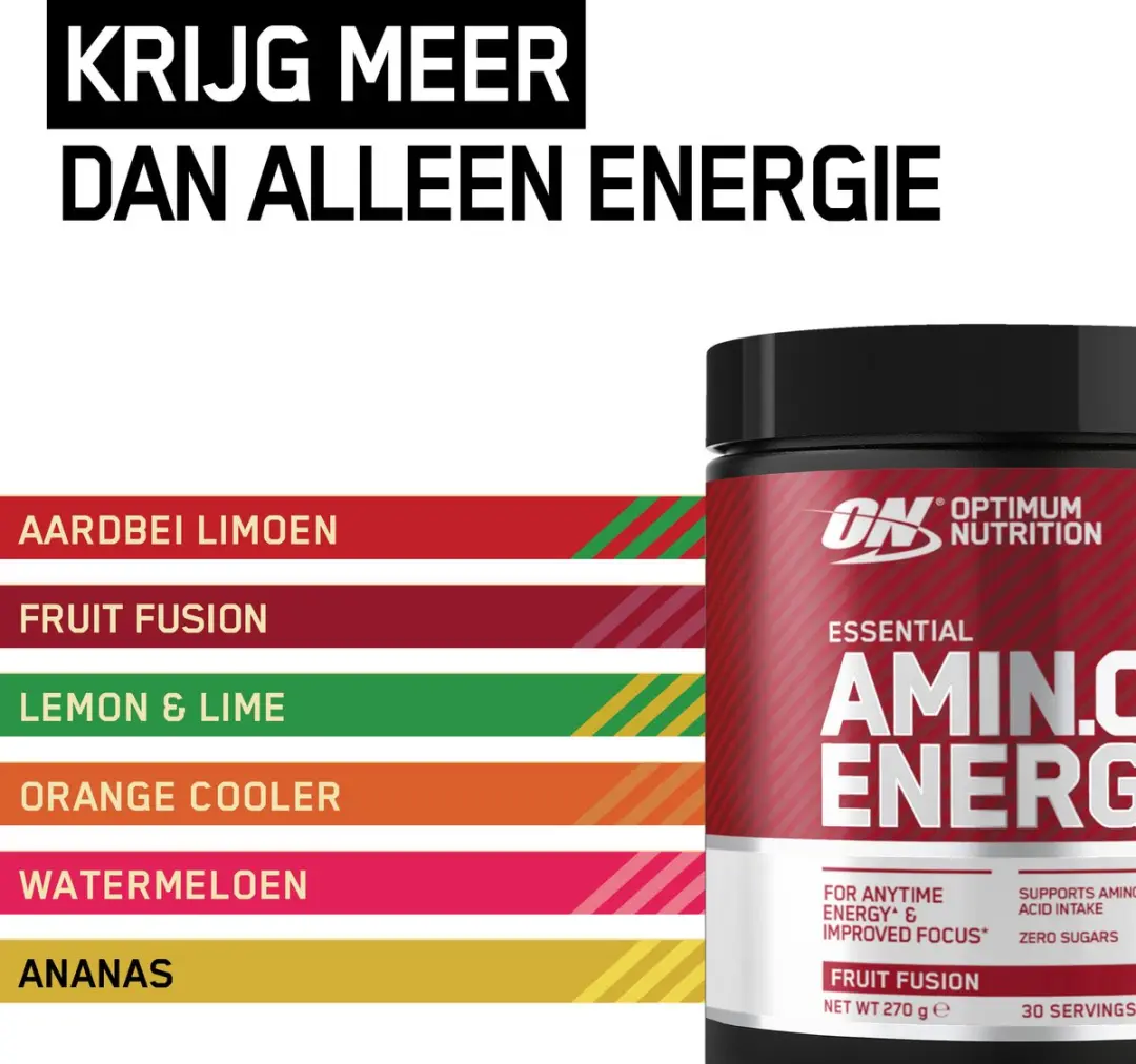 Optimum Nutrition Essential Amino Energy Fruit Fusion - 270g - afbeelding 6 van 6