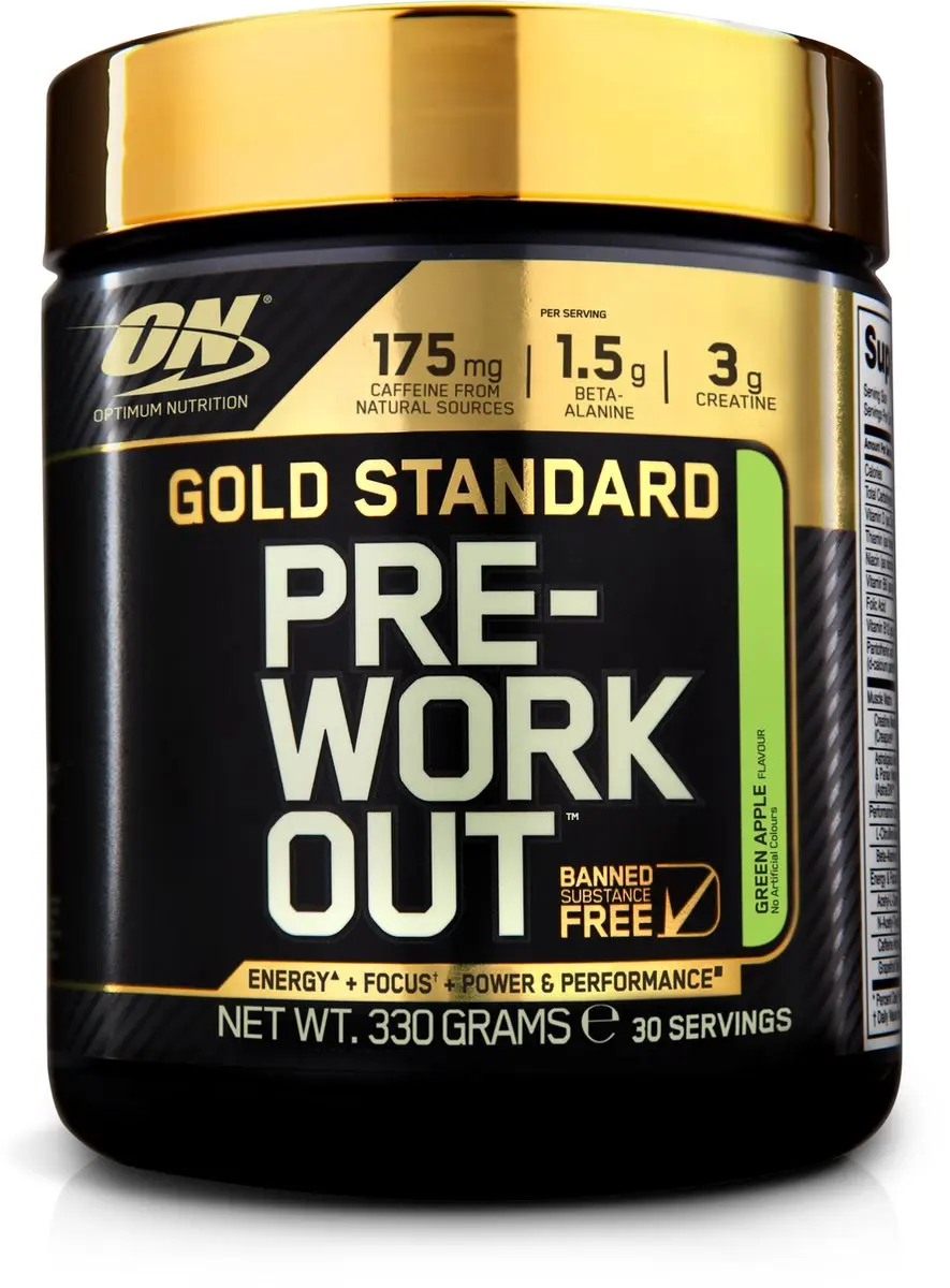 Gold Standard Pre-Workout 300gr Green Apple
