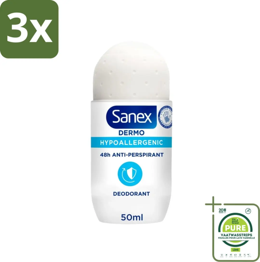 3 x Sanex Dermo