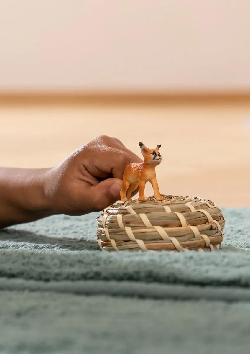 Schleich WILD LIFE Caracalwelpje 14868 - Bruin - afbeelding 4 van 6