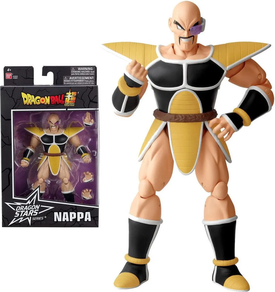 Bandai Namco Dragon Ball Dragon Stars Nappa Actiefiguur 17cm