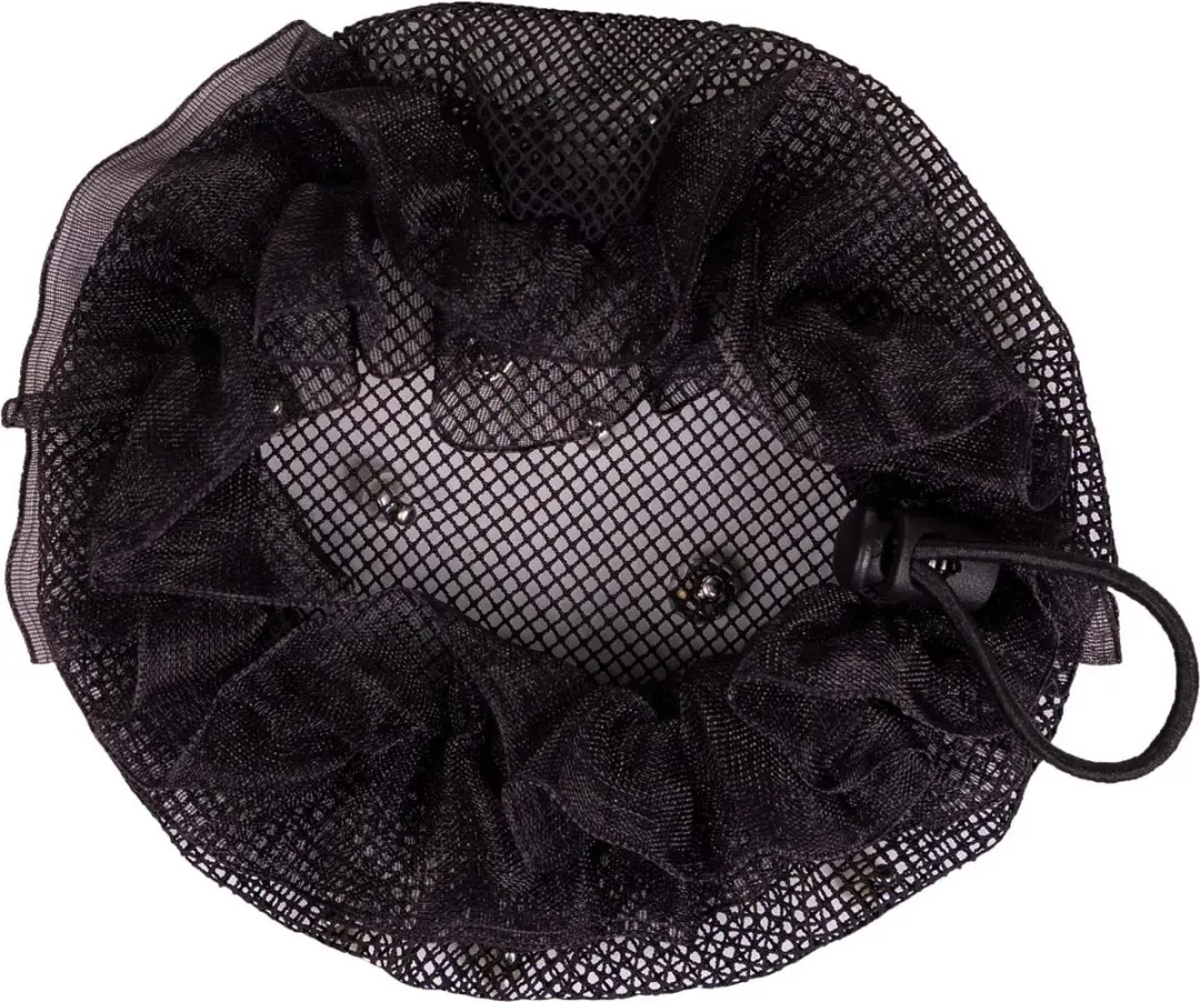 QHP Haarnet Twinkle - Zwart/Zilver