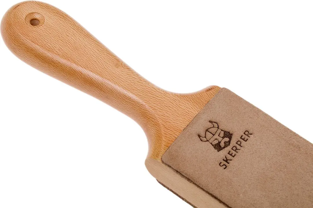 Skerper STP004 Stropping Paddle - Dubbelzijdig Ruw Leer