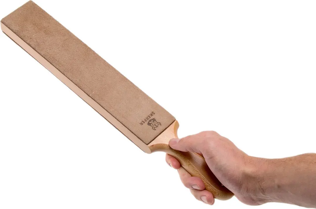 Skerper STP004 Stropping Paddle - Dubbelzijdig Ruw Leer