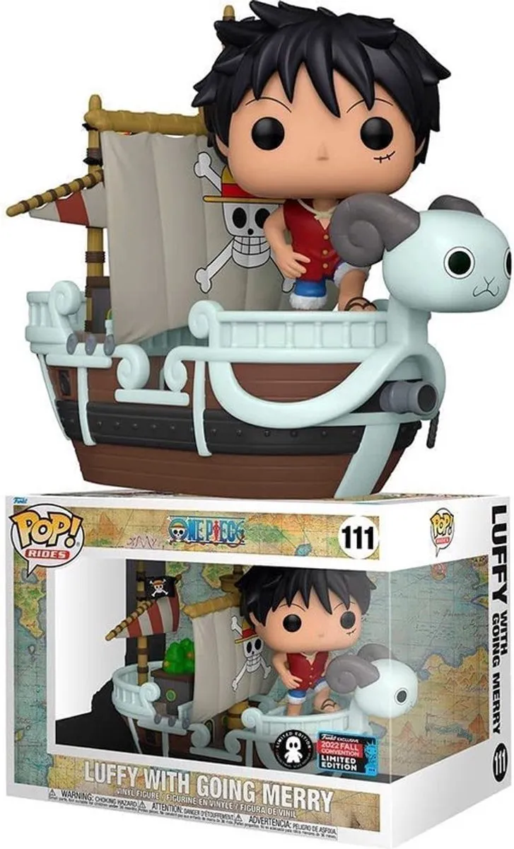 Funko Pop! Rides One Piece Luffy Going Merry #111 - Limited Edition - Multi
