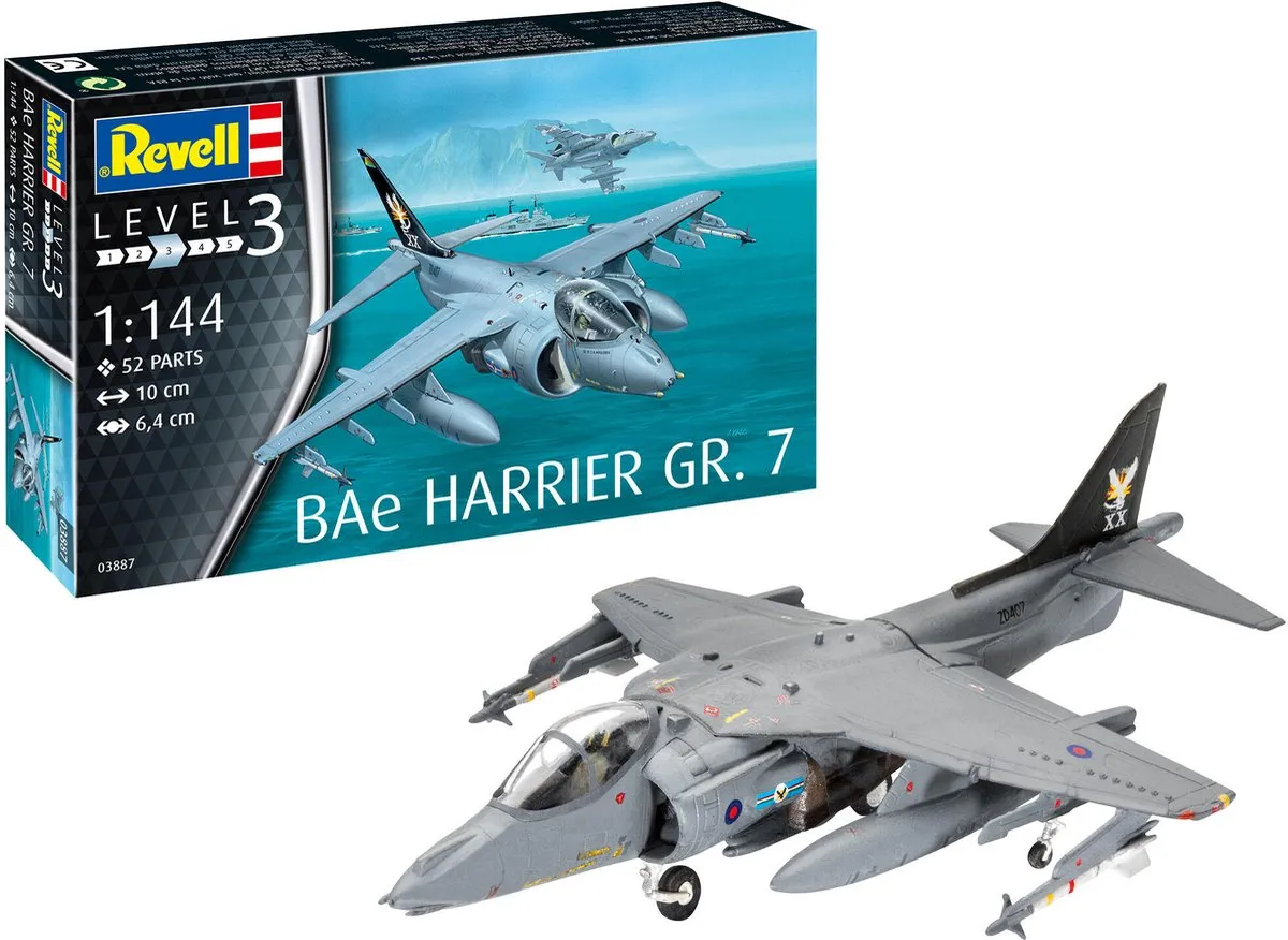 Revell 03887 Bae Harrier GR.7 Modelbouwpakket