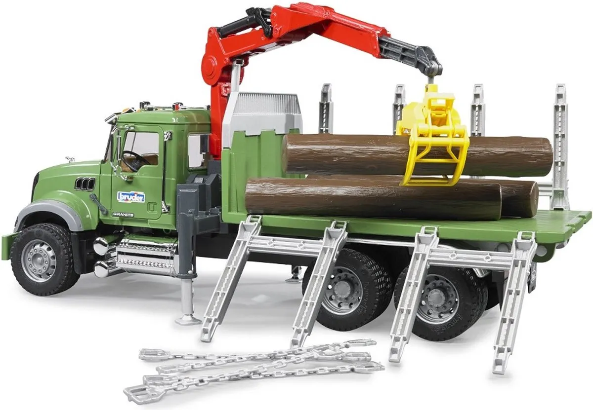 Bruder Mack Granite Houttransportwagen BR-02824