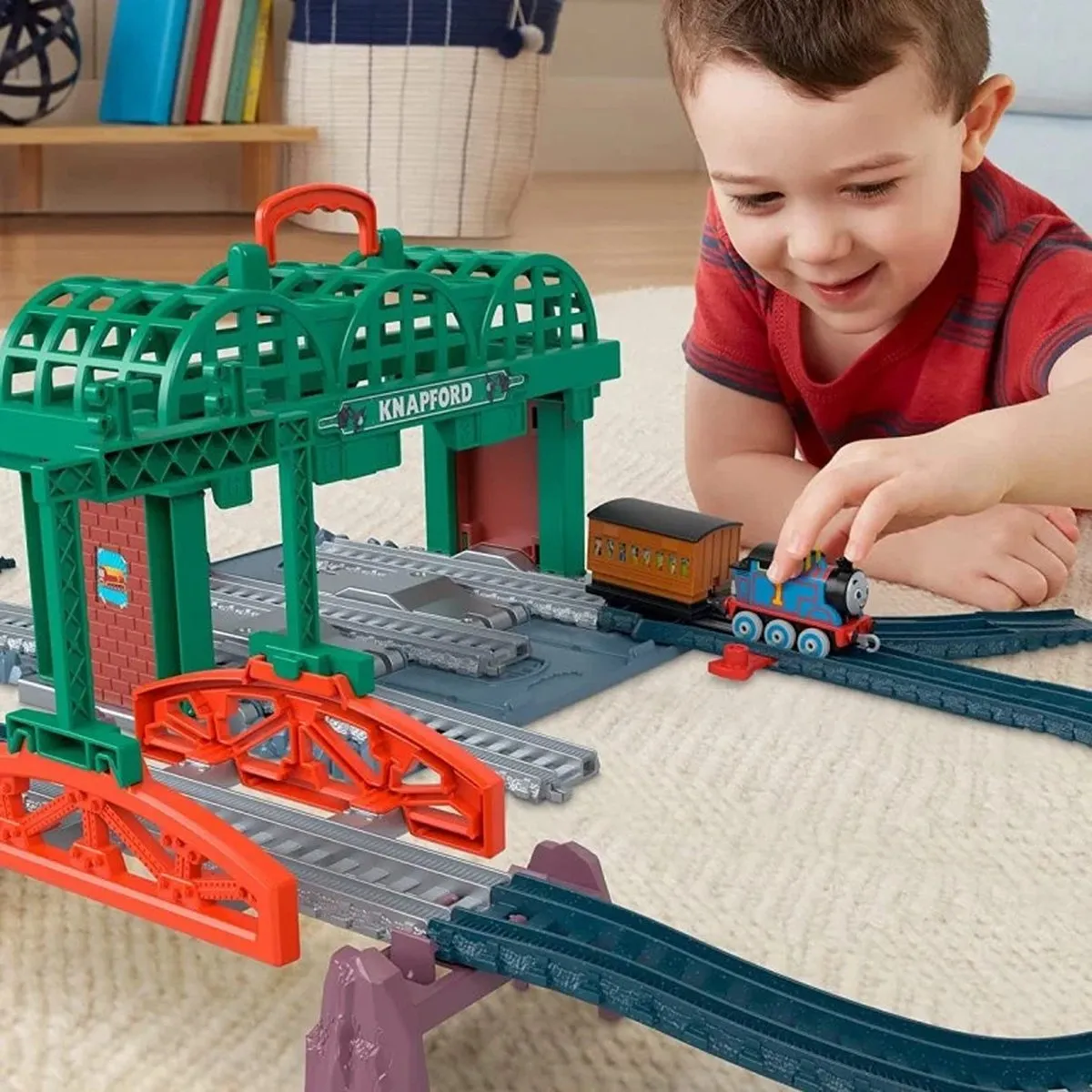 Fisher Price Thomas De Trein Knapford Station Treinbaan HGX63 - 26 Onderdelen - afbeelding 3 van 6
