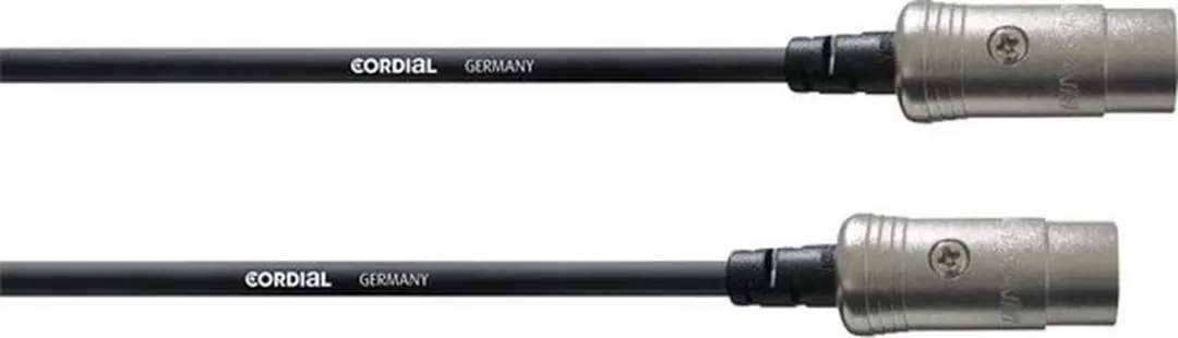 Cordial CFD 3 AA MIDI-kabel 3m - Zwart