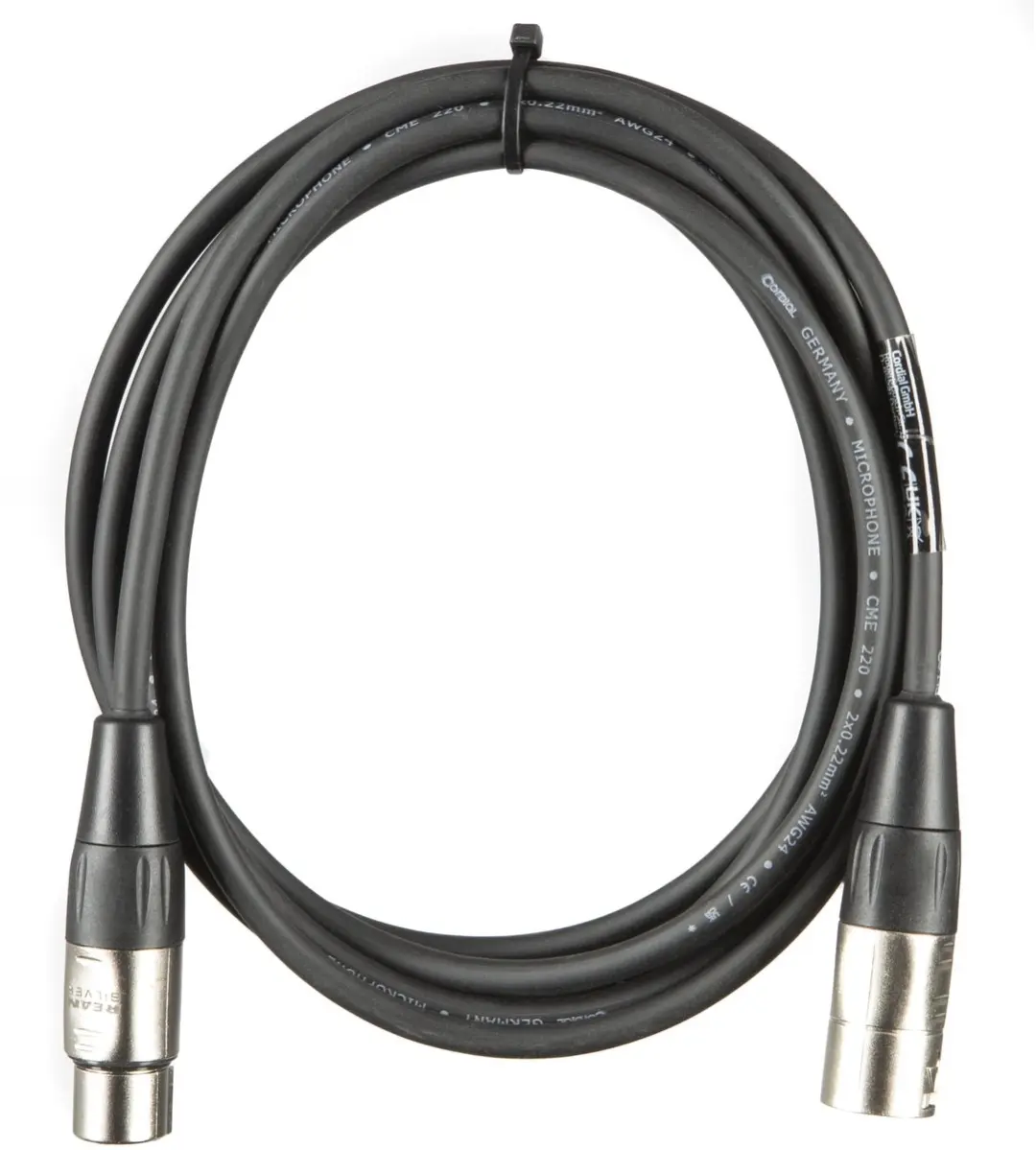 Cordial CFM FM Essentials Microfoonkabel XLR M/V - Zwart