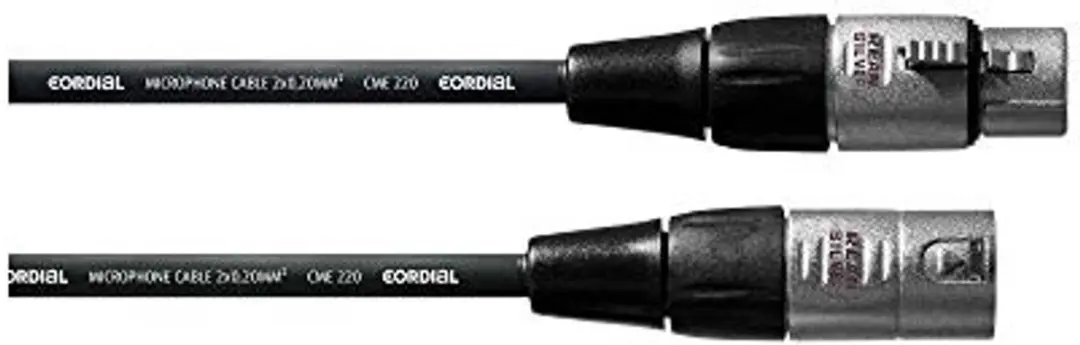 Cordial CFM FM Essentials Microfoonkabel XLR M/V - Zwart