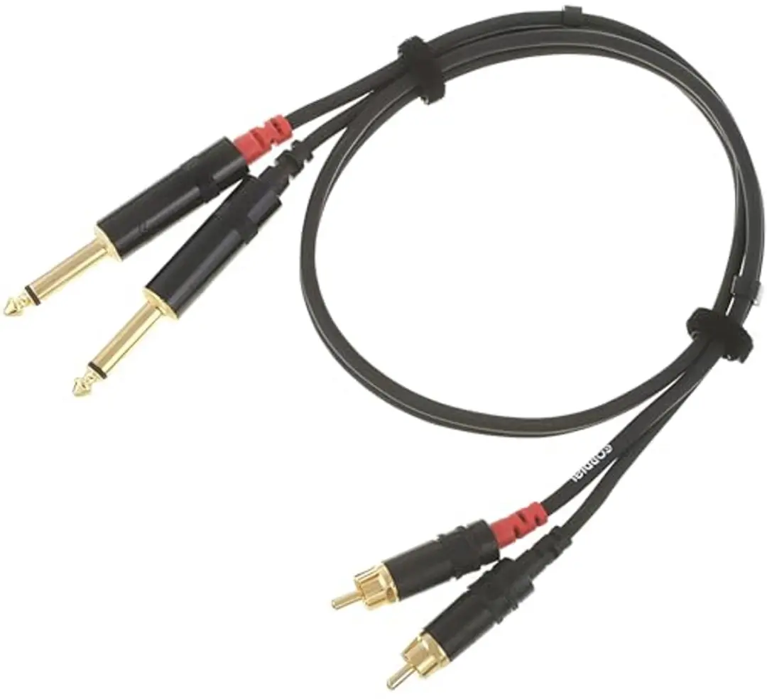 Cordial Cinch-jackkabel 0,6m CFU ACC0003289-000 - Zwart - afbeelding 6 van 6
