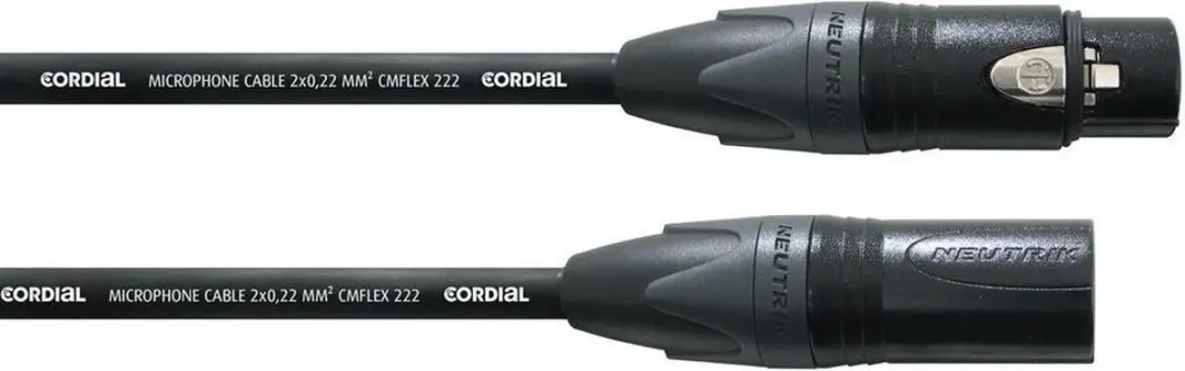 Cordial Select Microfoonkabel Neutrik XLR NC3 2,5m