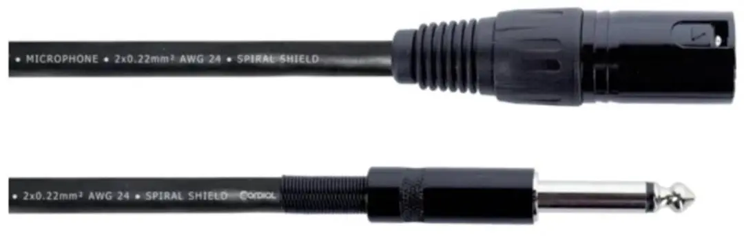 Cordial EM 10 MP Microkabel 10m - Zwart