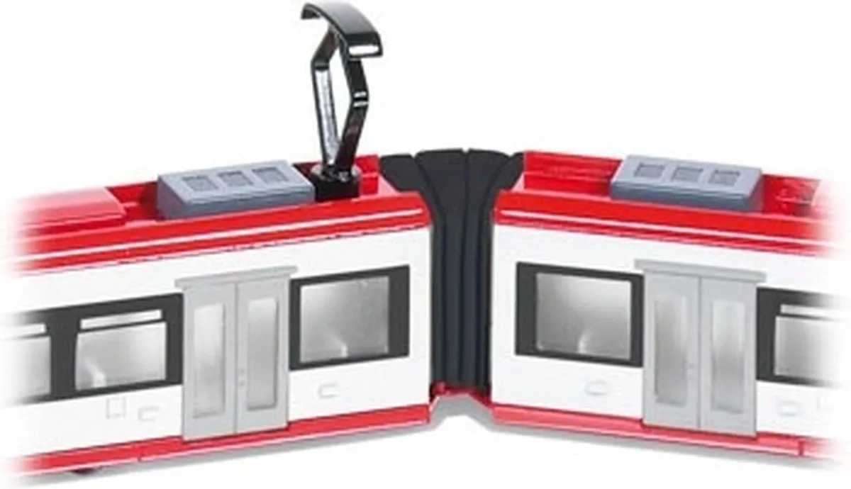SIKU 1895 Bombardier Straatbaan 1:87 - Rood/Wit