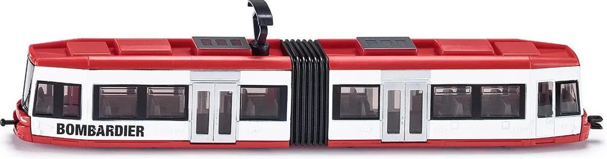 SIKU 1895 Bombardier Straatbaan 1:87 - Rood/Wit